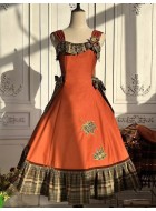 Cyans Qing Maple Leaf Knitted Top and JSK(Pre-Order/2 Colours/Full Payment Without Shipping)